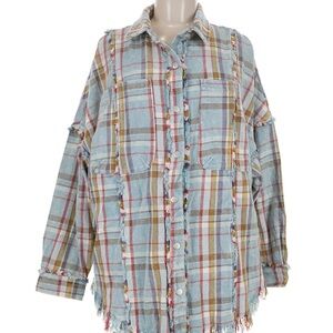 Oli & Hali Multicolor Plaid Button-Up Shirt